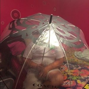 Coach umbrella never used l