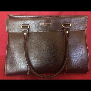 Authentic Kate Spade Black Leather Handbag