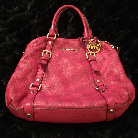 Michael Kor Red Leather Tote