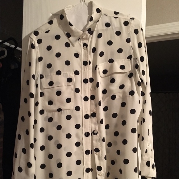 Polka dot equipment blouse