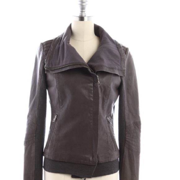Mackage $790 Brown lambskin leather jacket
