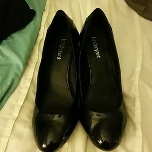 Patent Leather Wedges Wide Width