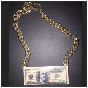 Hundred Dollar Bill Necklace