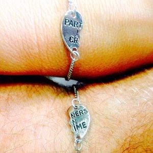 For the Bonnie and Clyde Partner in Crime Braclets