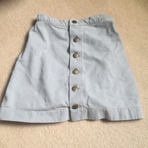 🌜Sold🌛American Apparel front button skirt - Picture 2 of 2