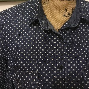 J. Crew chambray button up