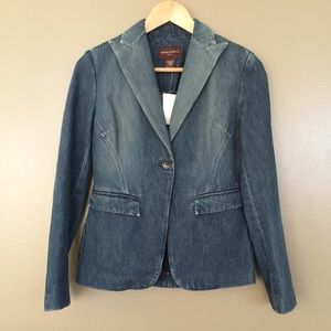 JACKET: New. Banana Republic Denim Blazer