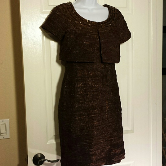 Dark Carmel Dress