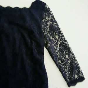 NWT Navy Blue Lace Dress