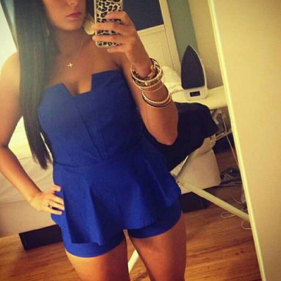 Love Culture Pants - Blue romper