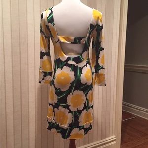 Diane von Furstenberg Floral Print Dress-Size 6