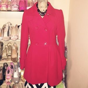 Forever 21 Jackets & Coats - NWOT Red Peplum Coat Forever 21 Jackets & Coats - NWOT Red Peplum Coat
