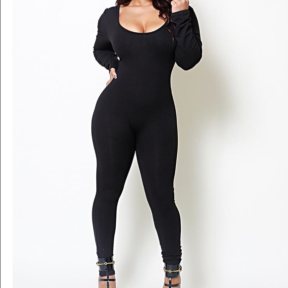 Black Long Sleeve Bodysuit