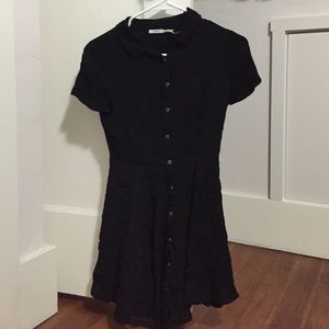 Black Button Down Dress