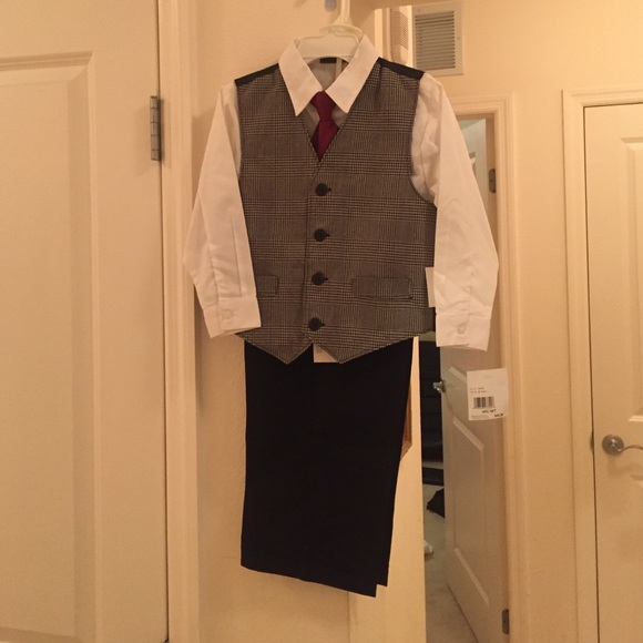 Toddler boy dress suit