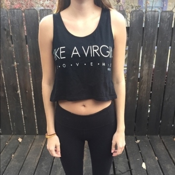 Forever 21 "Like A Virgin" crop top - Picture 2 of 3