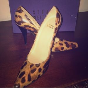 Stuart Weitzman Jaguar Print Heel