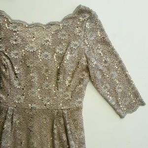 Lace Dress with Sequins