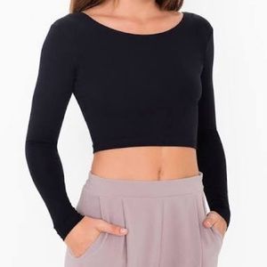 Black Crop Top