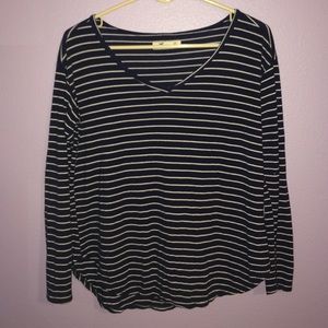 Hollister- stripped long sleeve