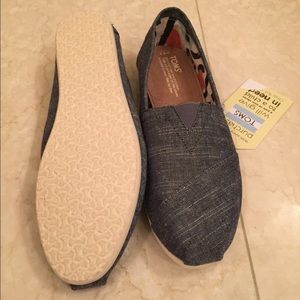 TOMS Women's denim slip-ons