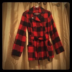 Joujou belted pea coat