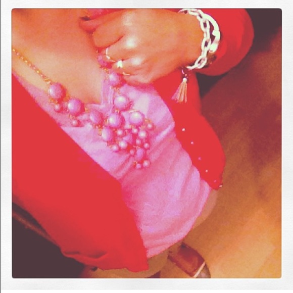 Silver bracelet with Coral Tassel