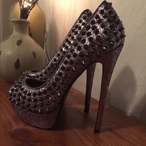 Steve Madden studded stilettos