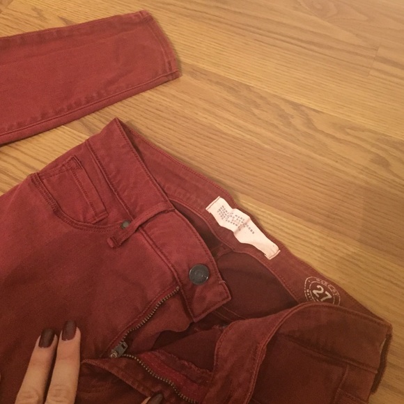 Dark Red Marc By Marc Jacobs Jean Skinny jeans - Picture 3 of 4
