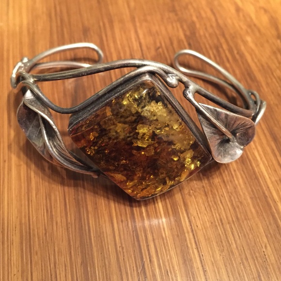 Vintage Baltic Amber cuff