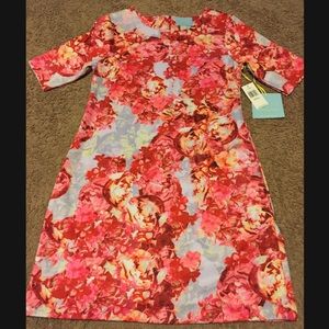 CeCe by Cynthia Steffens floral dress