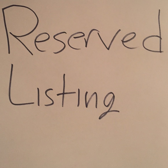 Reserved Listing