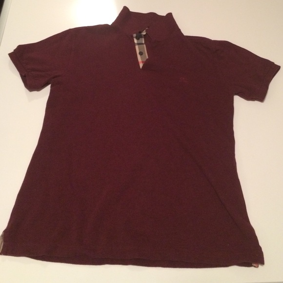 Mens Burberry collared shirt