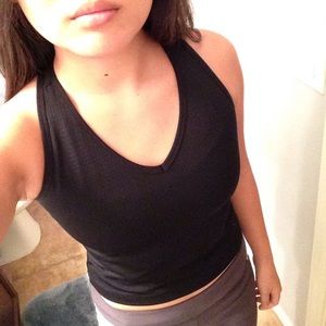 Nike dry fit athletic crop top with sports bra!