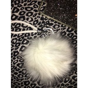 JUMBO POM POM key chain/ purse charm
