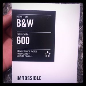 Black & White Polaroid Film. New.