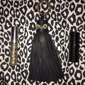 Cute creature fringe keychain