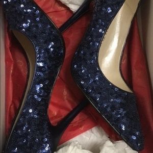 ❗️HOST PICK ❗️Gorgeous Blue Sequin Heels