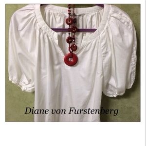 Diane von Furstenberg White Blouse