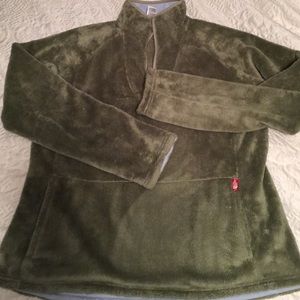 Super soft green north face