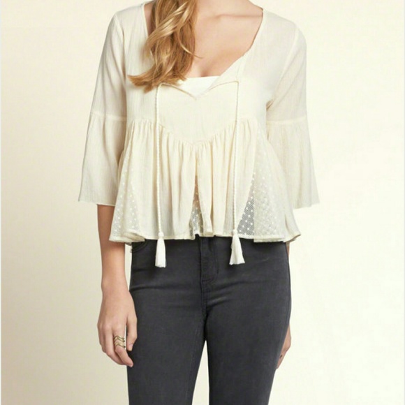 Holister lace sweetheart top - Picture 2 of 4