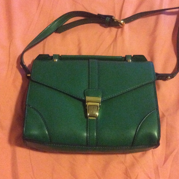 Green mini purse