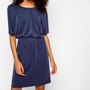 ASOS Kimono Sleeve Waisted Dress