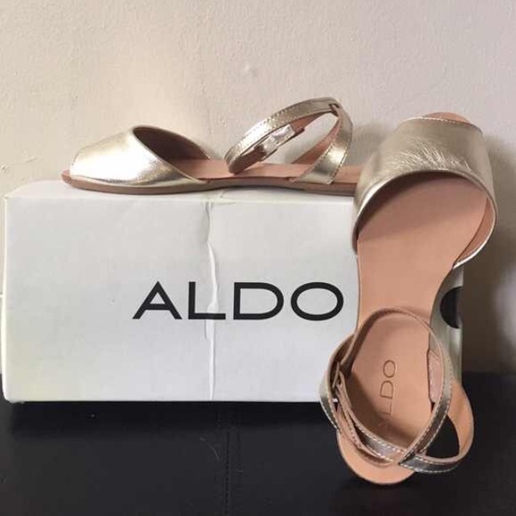 New in Box Aldo Leather Sandals