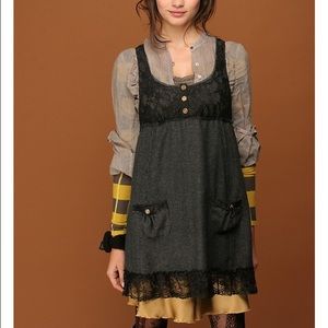 Free People lace herringbone jumper