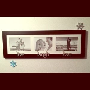 💜LIKE BRAND NEW💜 LIVE LAUGH LOVE Picture Frame
