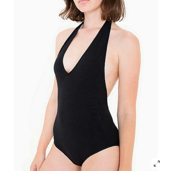 AA cotton spandex halter leotard