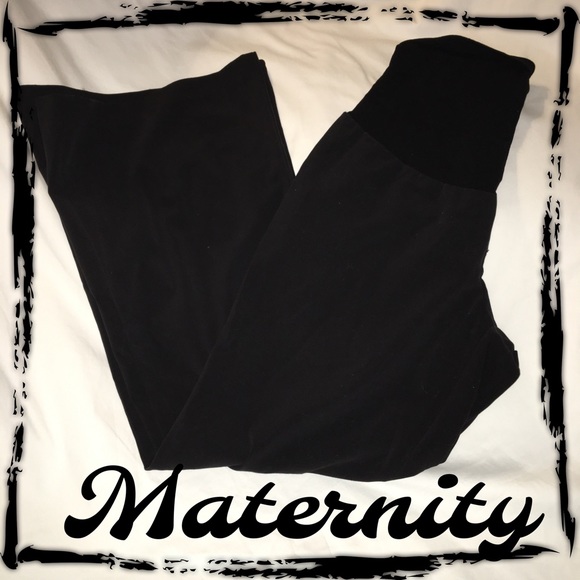 Black Maternity Pants - Oh Baby by Motherhood