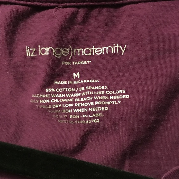 Maternity - Short Sleeve Cotton Short Sleeved - Picture 2 of 3