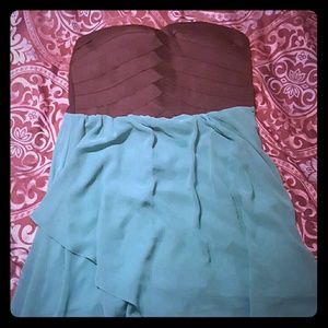 Bondage high low dress